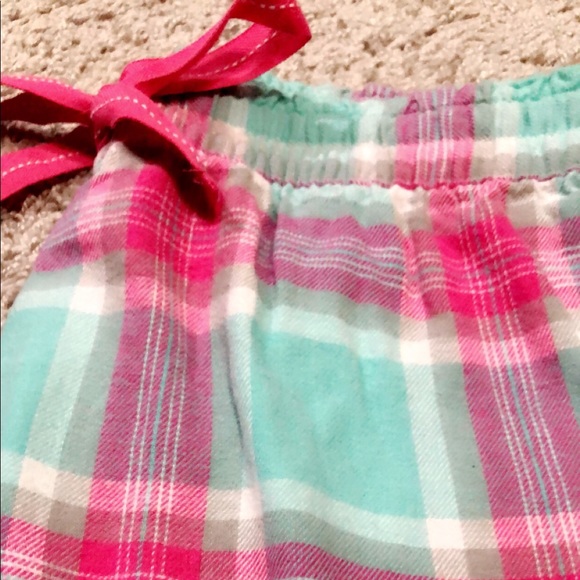 Plaid Baby Blue and Pink Pajama Pants - Picture 3 of 3